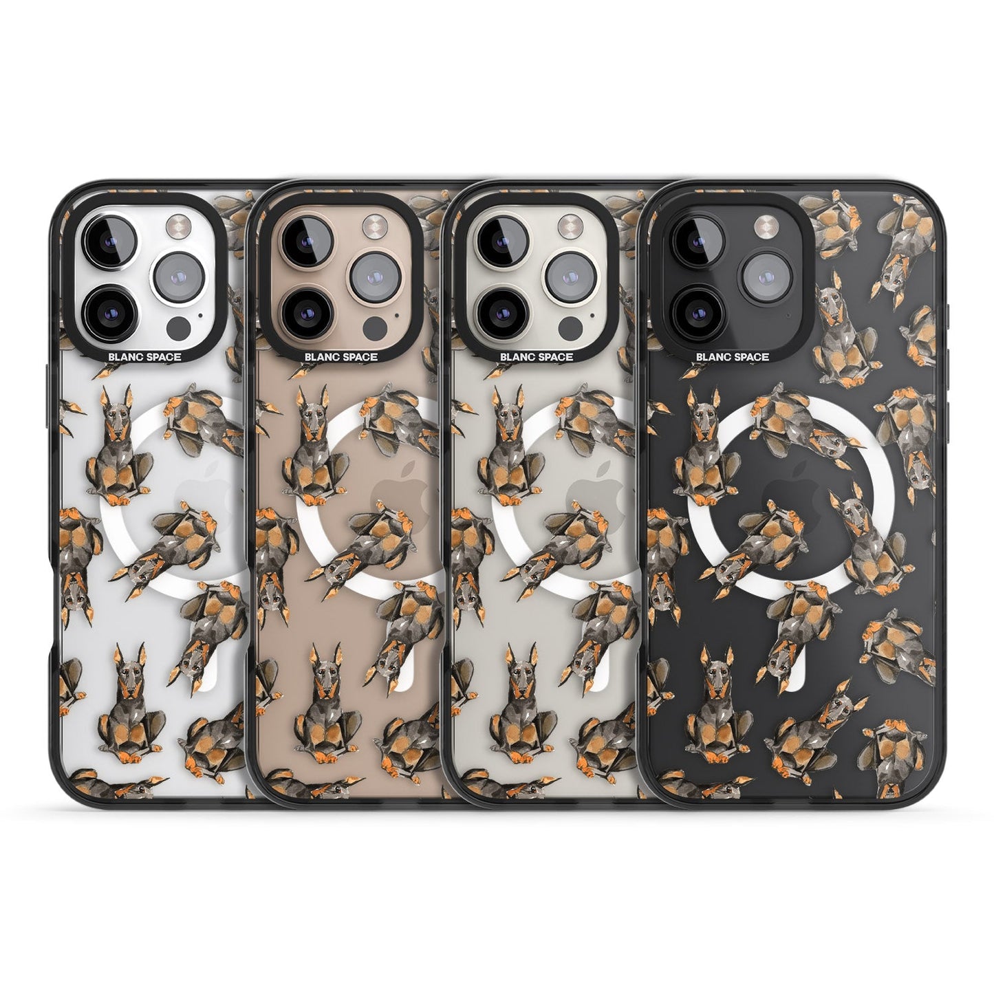 Doberman Watercolor Dog