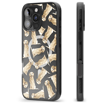 Motif aquarelle de Golden Retriever