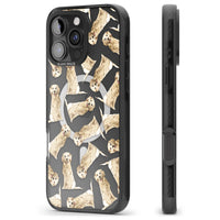 Motif aquarelle de Golden Retriever