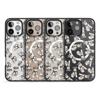 Aquarellzeichnung eines Zwergschnauzers