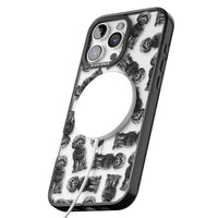 Black Cockapoo Watercolor