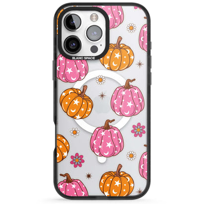 Motif de citrouilles Fleurs et Étoiles