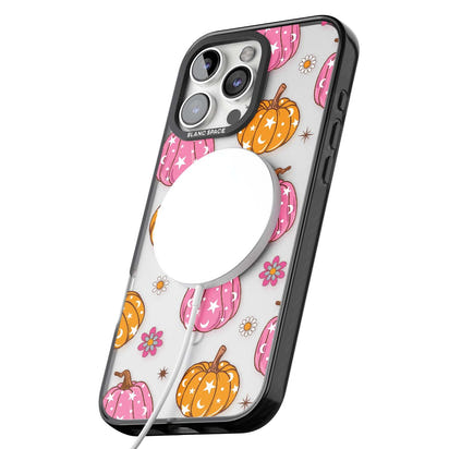 Motif de citrouilles Fleurs et Étoiles