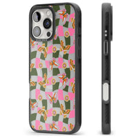 Wavy Butterfly Checked Pattern