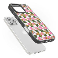 Wavy Butterfly Checked Pattern