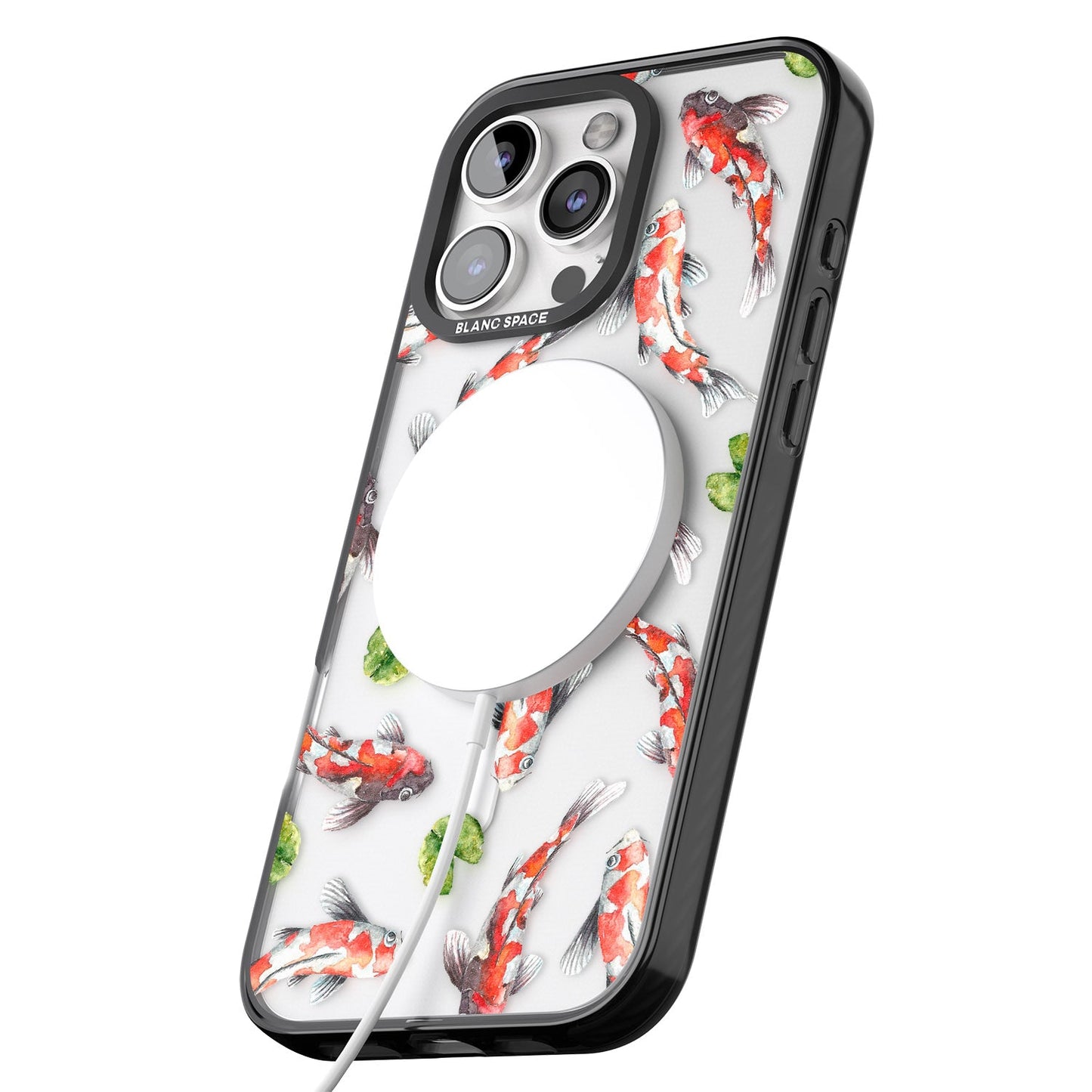 Aquarelle de poissons koi