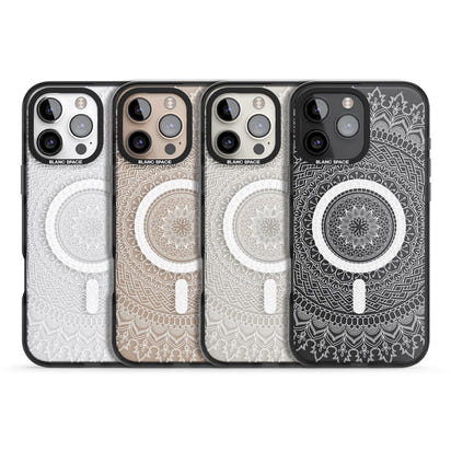 Intricate White Mandala