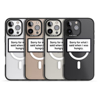 Sorry For What I Said