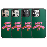 N'y réfléchissez pas trop.