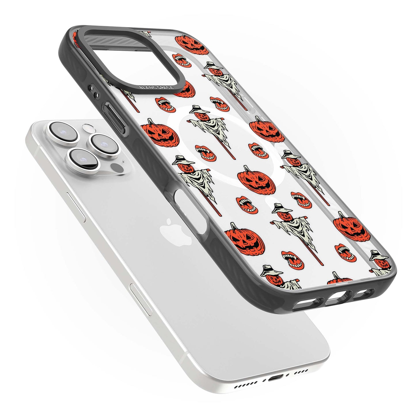 Retro Red Pumpkins & Scarecrows