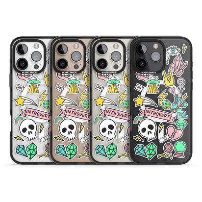 Autocollant introverti