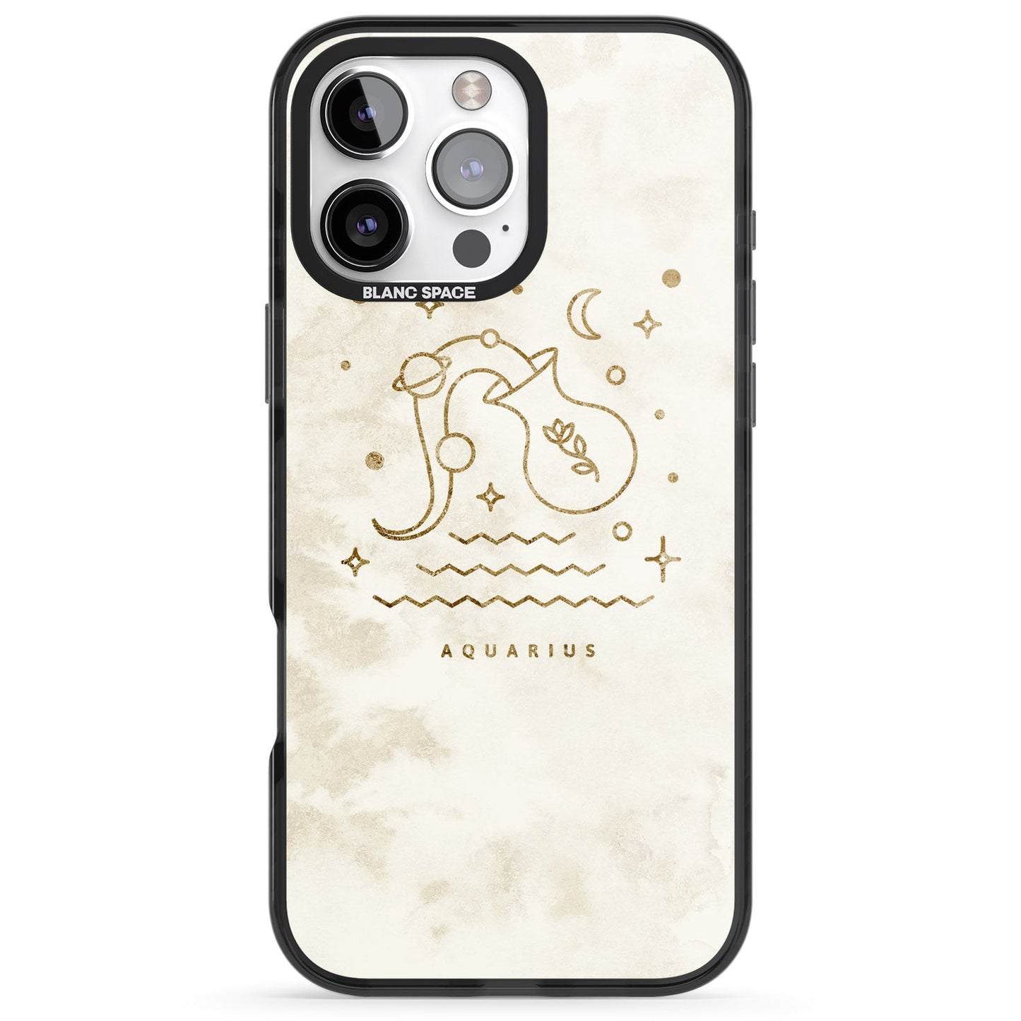 Goldenes Emblem des Wassermanns