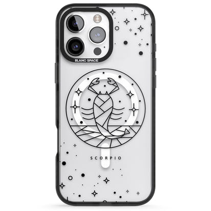 Emblème du Scorpion - Design Cosmique