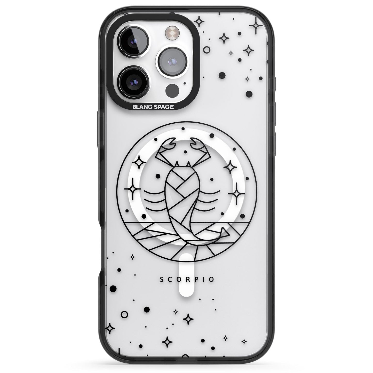 Emblème du Scorpion - Design Cosmique