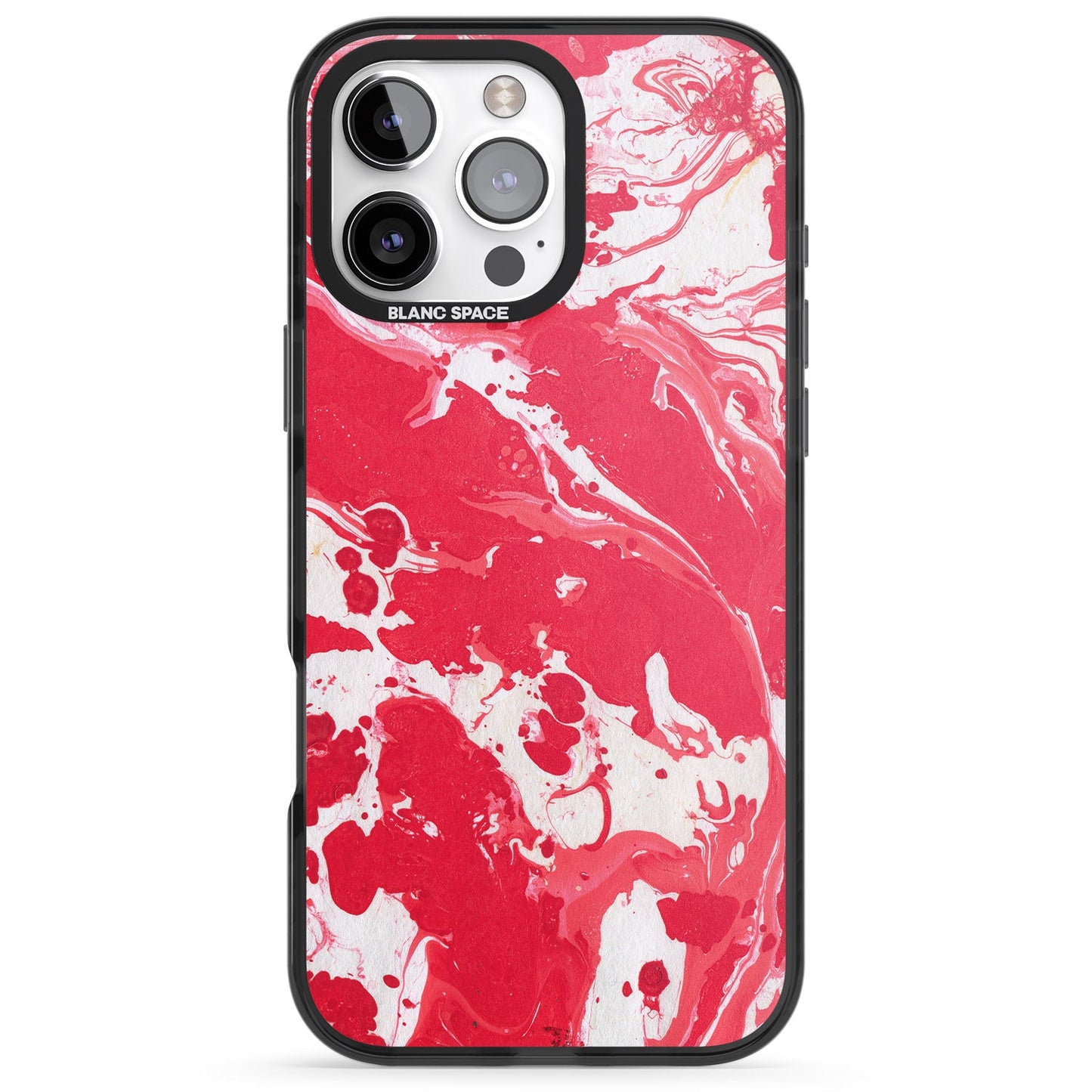 Red & White Marbled