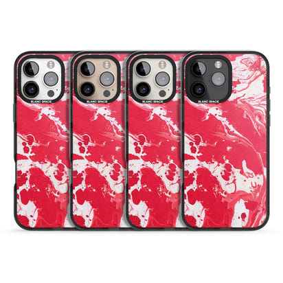 Red & White Marbled