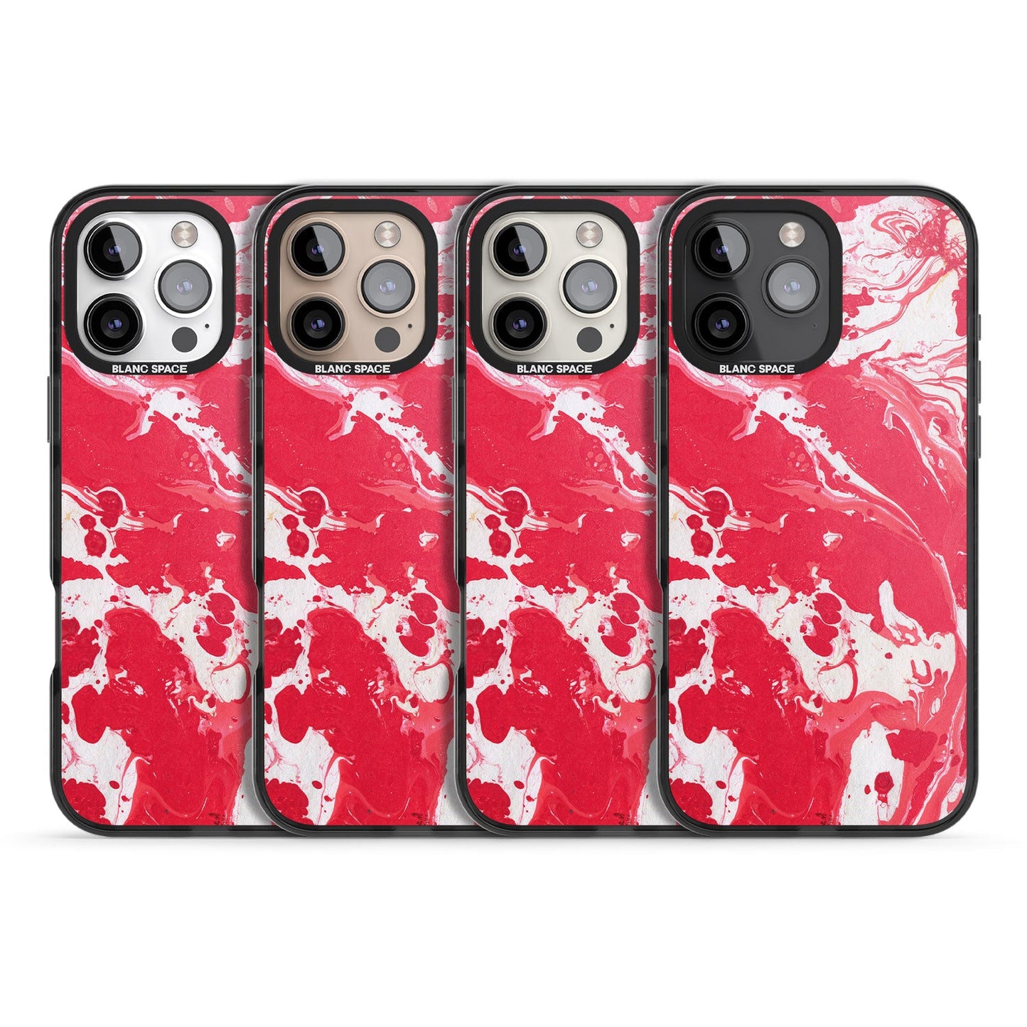 Red & White Marbled