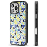 Blue & Yellow Memphis Retro