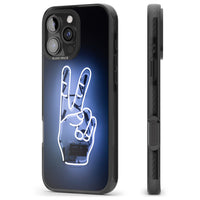 Neon Peace Sign