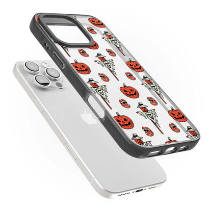 Retro Red Pumpkins & Scarecrows