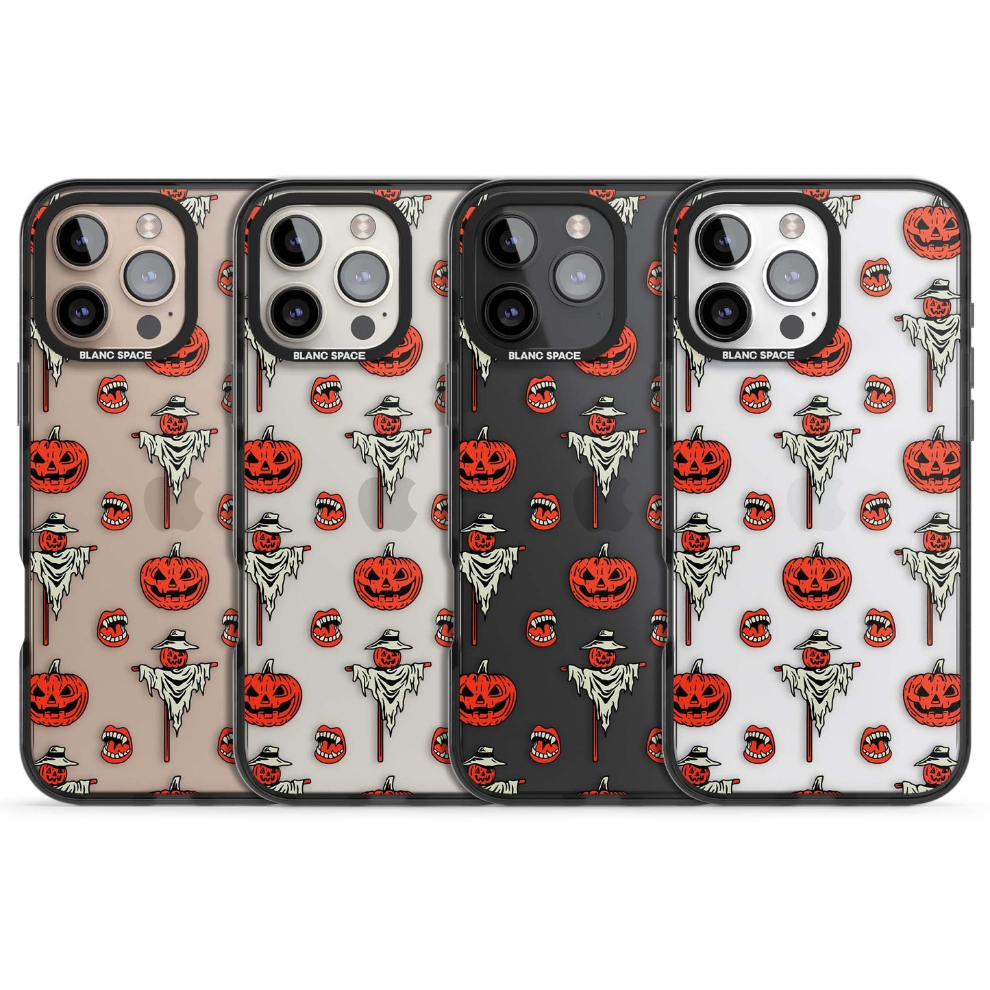 Retro Red Pumpkins & Scarecrows