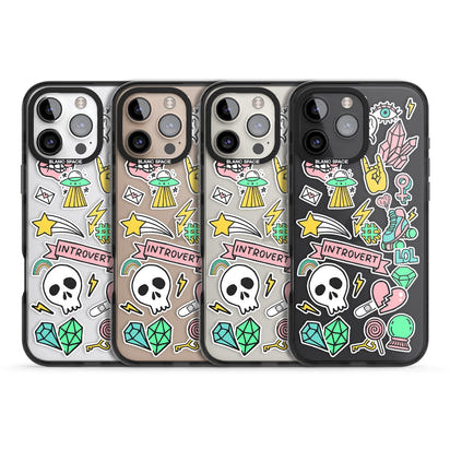 Autocollant introverti