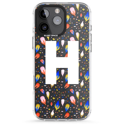 Personalised Abstract Floral Initial