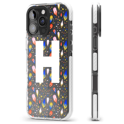 Personalised Abstract Floral Initial