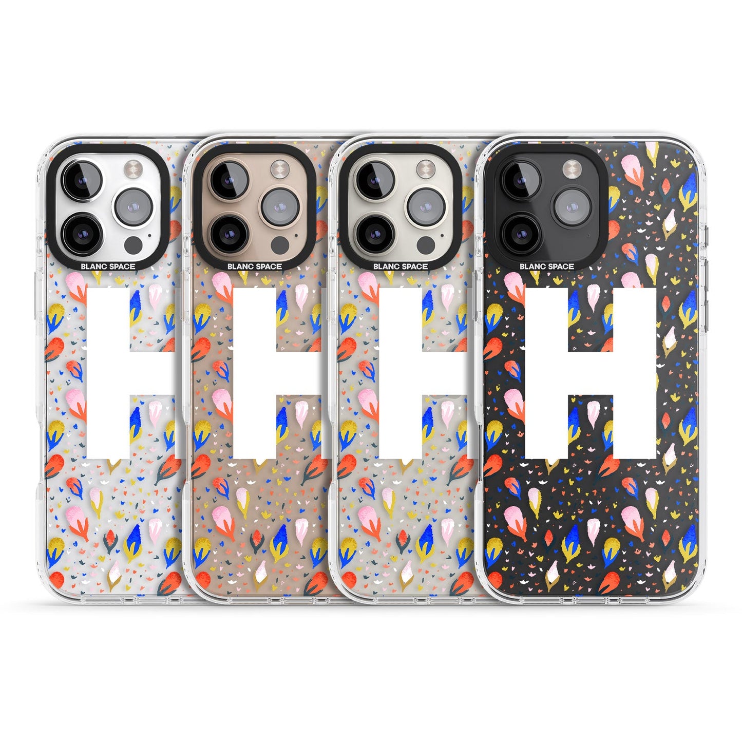 Personalised Abstract Floral Initial