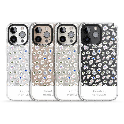 Personalised Grey & White Daisies