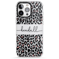 Personalised Cursive Leopard Spots
