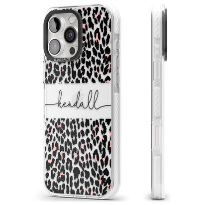 Personalised Cursive Leopard Spots