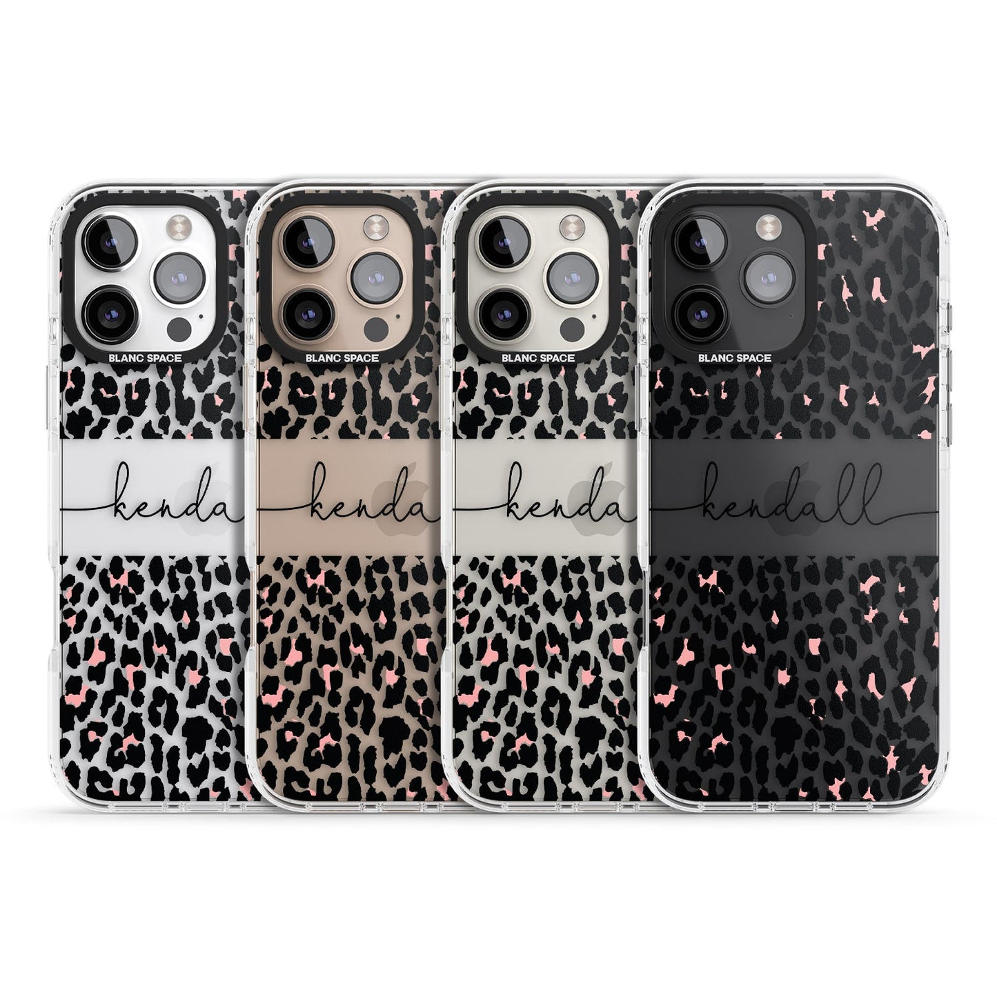 Personalised Cursive Leopard Spots