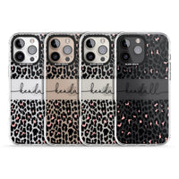 Personalised Cursive Leopard Spots