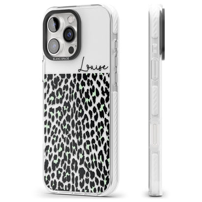 Personalised Seafoam Leopard