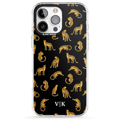 Personalised Gold Cheetah Pattern