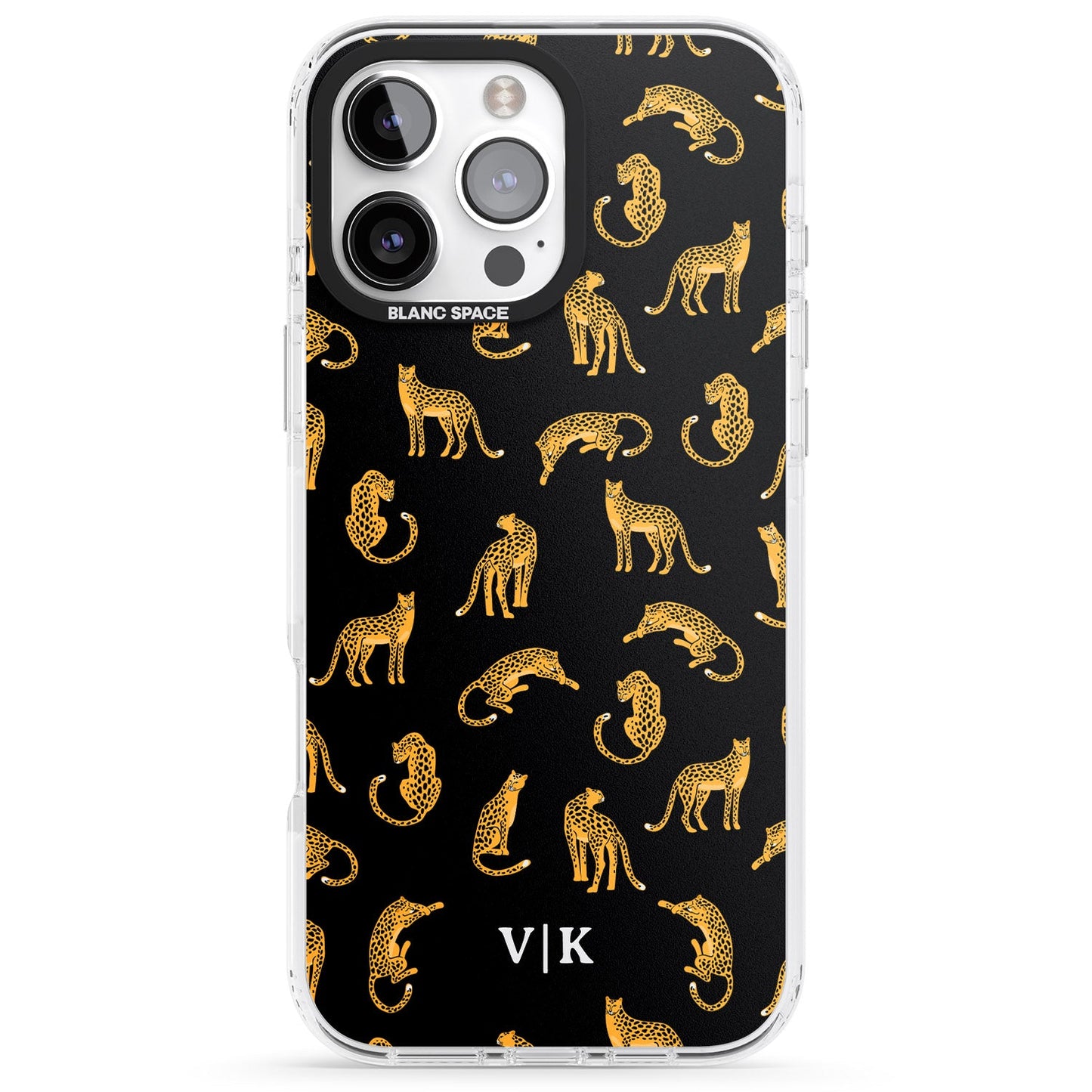 Personalised Gold Cheetah Pattern