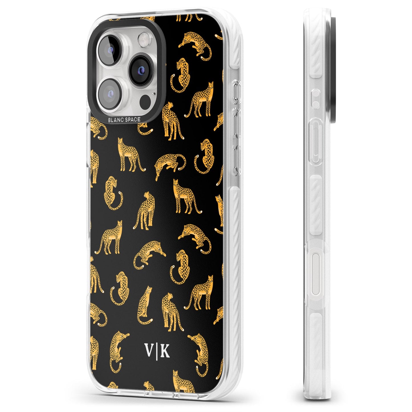 Personalised Gold Cheetah Pattern