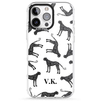 Personalised Black & White Cheetah Pattern