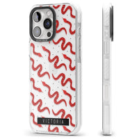 Personalised Red Snake Pattern