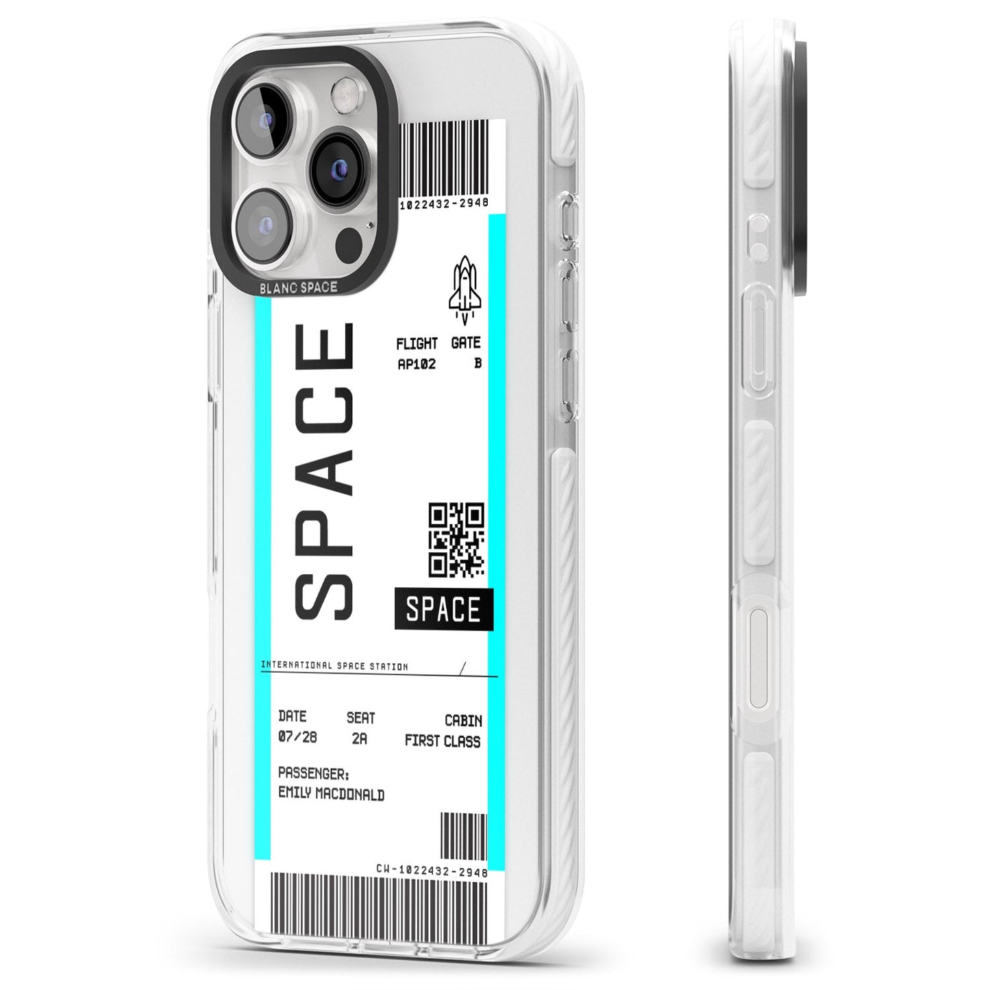 Personalised Space Travel Ticket