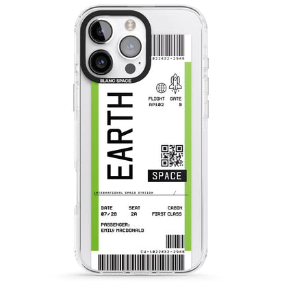 Personalised Earth Travel Ticket