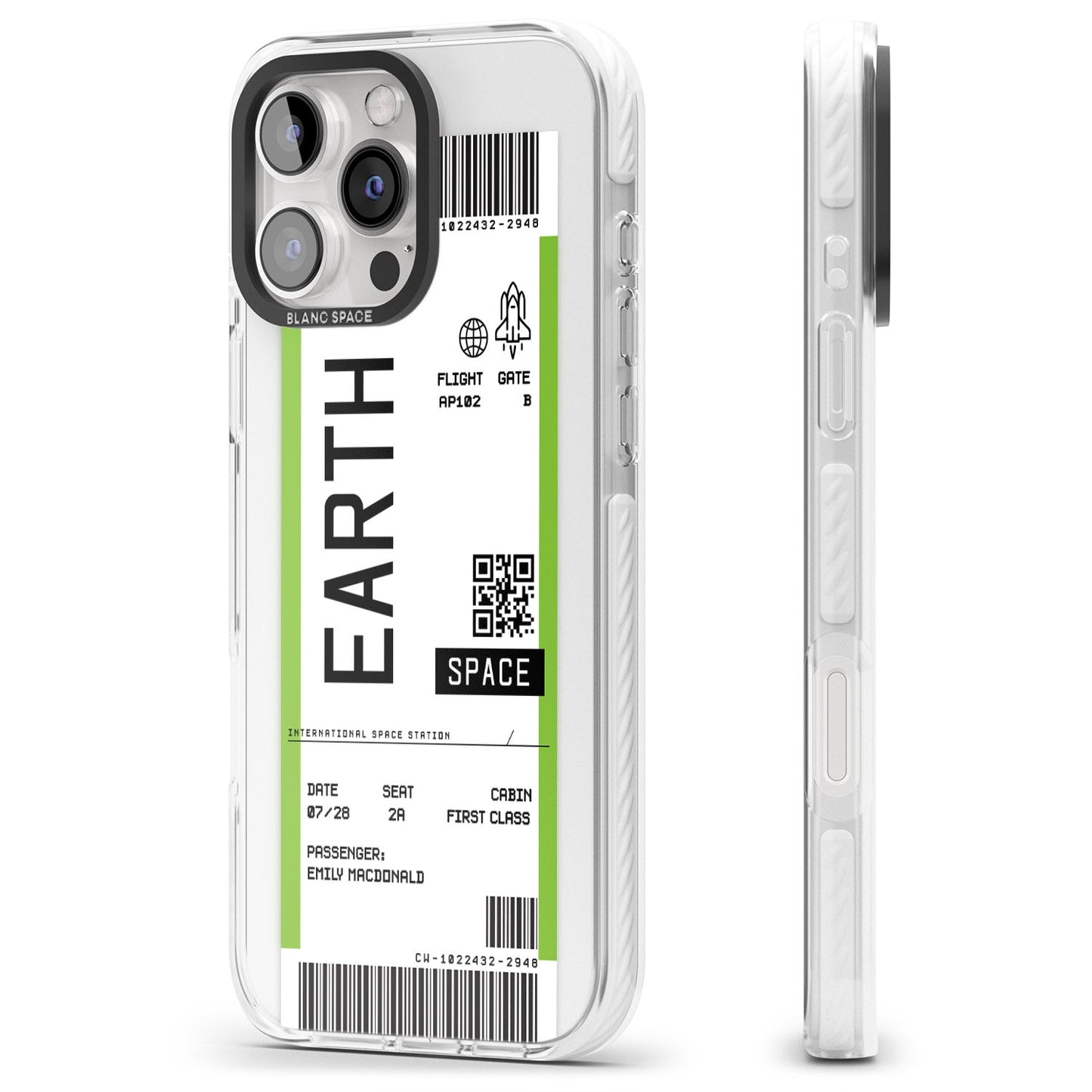 Personalised Earth Travel Ticket