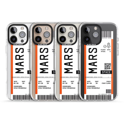 Personalised Mars Travel Ticket