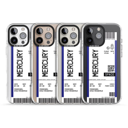 Personalised Mercury Travel Ticket