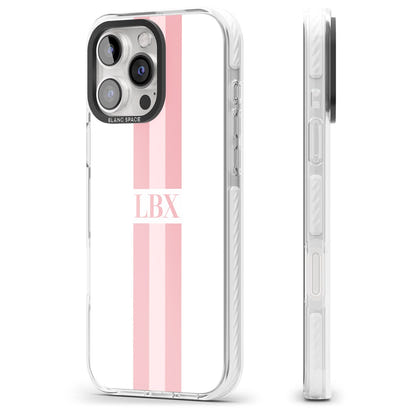 Personalised Minimal Pink Stripe