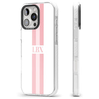 Personalised Minimal Pink Stripe