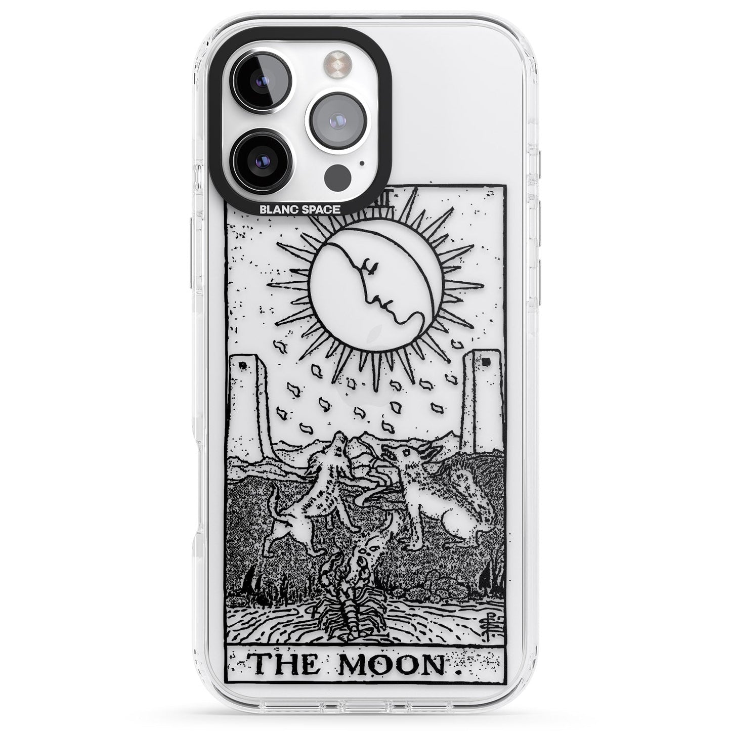Personalised The Moon Tarot Card (Clear)