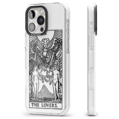 Personalisierte Tarotkarte „Die Liebenden“ (Transparent)