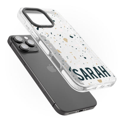 Personalised Terrazzo Blue, Pink, Brown